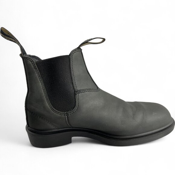 Blundstone Charcoal Gray Leather Chelsea Australian Boots Men's 5.5 Women's 7.5 - Picture 8 of 15